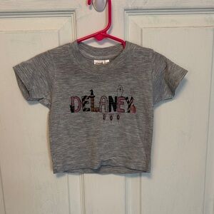 Gray Kids Short Sleeve Tee